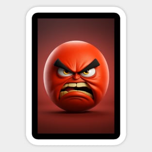 angry emoticon Sticker